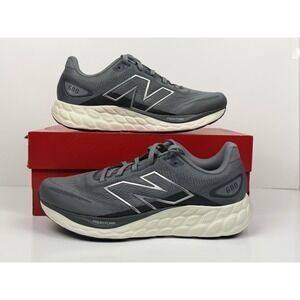 New Balance Fresh Foam 680v8 Running Shoes Men 12 4E Wide Grey/Grey M680LG8